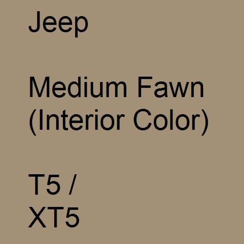 Jeep, Medium Fawn (Interior Color), T5 / XT5.